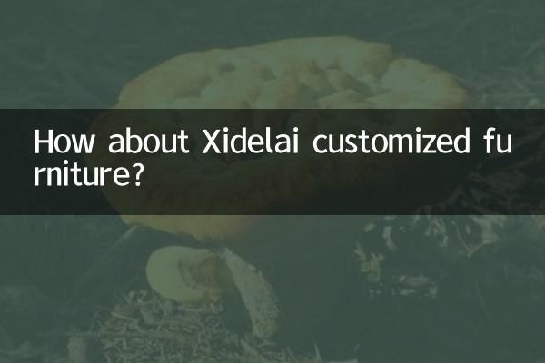 Que diriez-vous des meubles personnalisés Xidelai ?