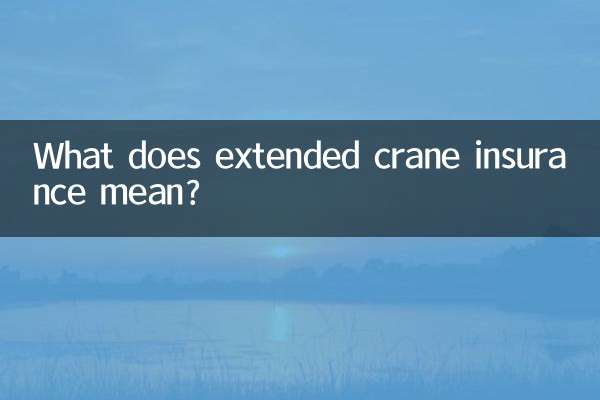 بیمه تمدید شده جرثقیل به چه معناست؟