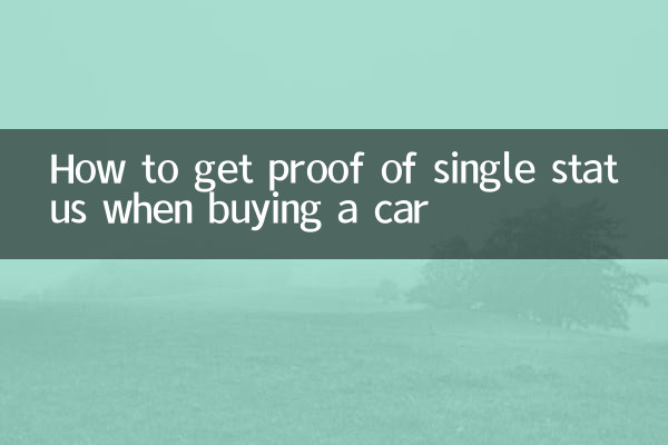 買車單身證明怎麼開