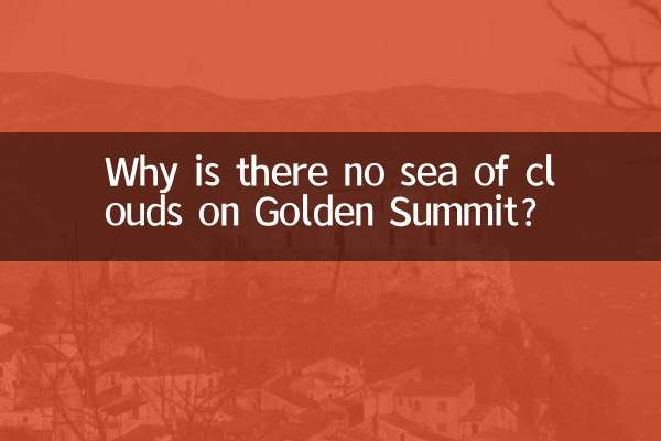 为什么金顶没有云海