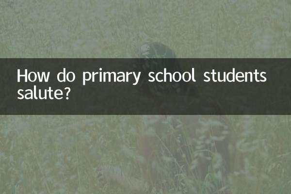 ¿Cómo saludan los alumnos de primaria?
