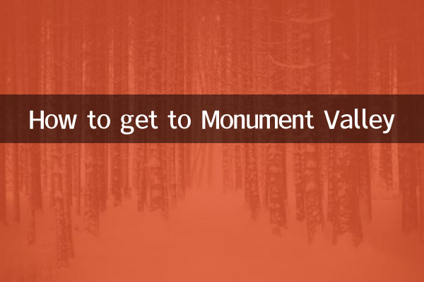 মনুমেন্ট ভ্যালিতে কিভাবে যাবেন