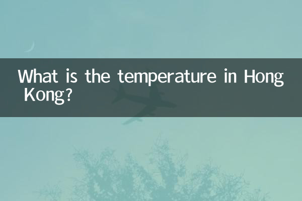 Wie hoch ist die Temperatur in Hongkong?
