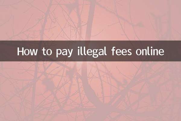 Como pagar taxas ilegais online