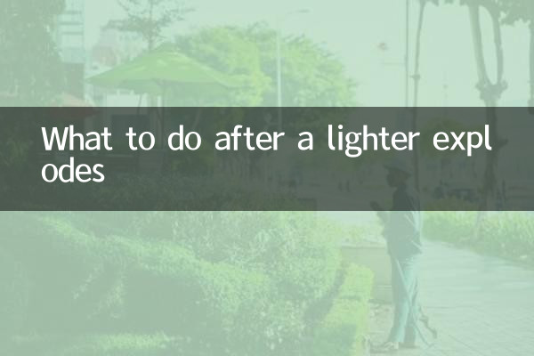 Was tun, wenn ein Feuerzeug explodiert?