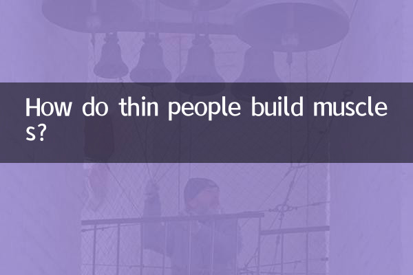 Wie bauen dünne Menschen Muskeln auf?