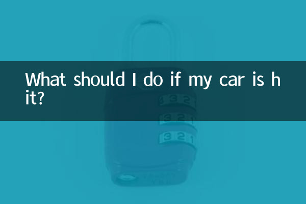 Que dois-je faire si ma voiture est heurtée ?