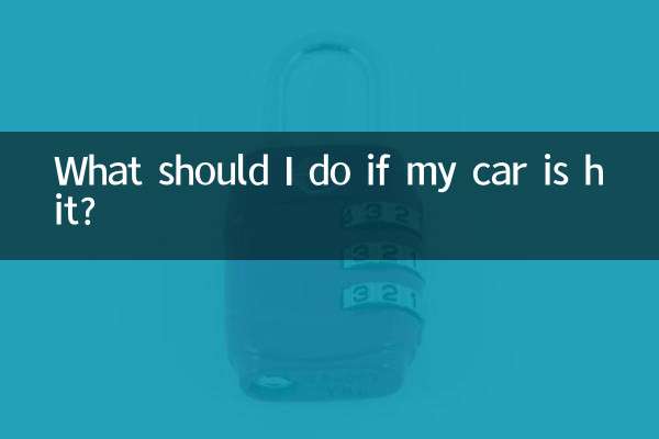 Que dois-je faire si ma voiture est heurtée ?