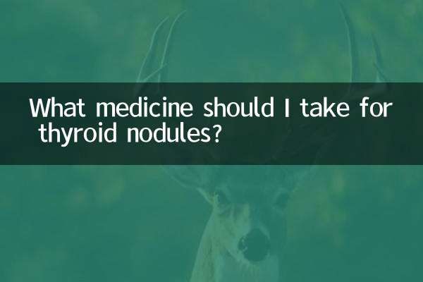Welche Medikamente sollte ich gegen Schilddrüsenknoten einnehmen?