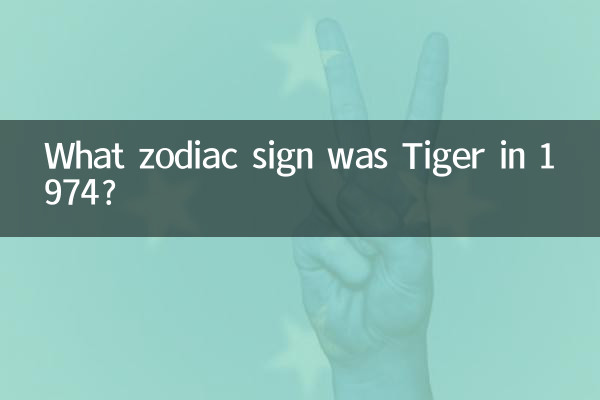 What zodiac sign was Tiger in 1974?