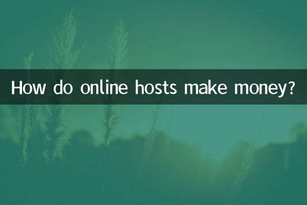How do online hosts make money?