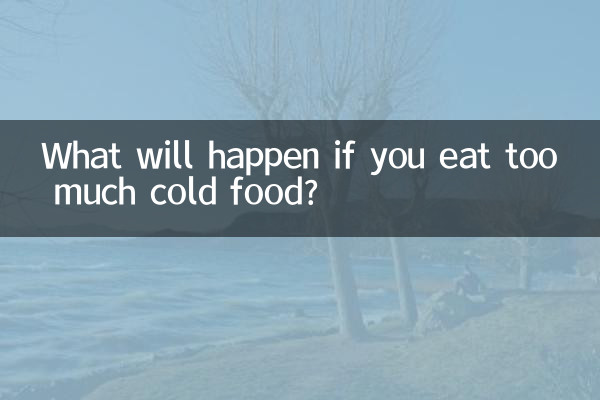 Que se passera-t-il si vous mangez trop d’aliments froids ?