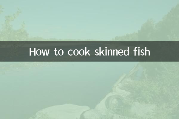 Como cozinhar peixe sem pele