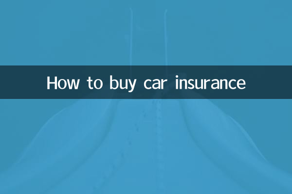 Come acquistare l'assicurazione auto