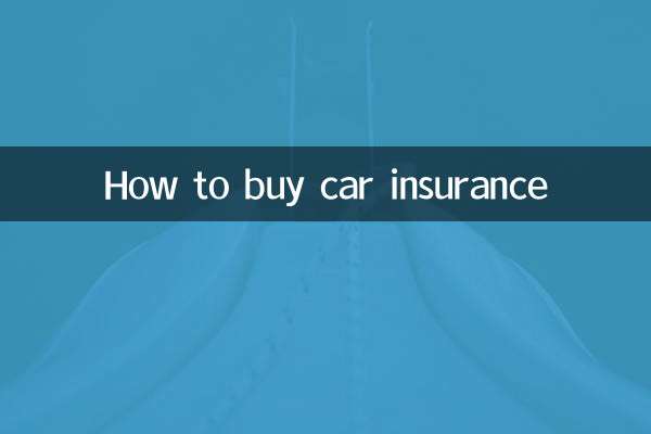 Come acquistare l'assicurazione auto