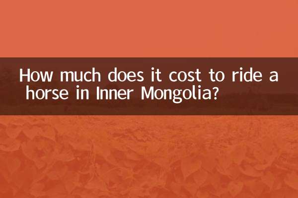 ¿Cuánto cuesta montar a caballo en Mongolia Interior?