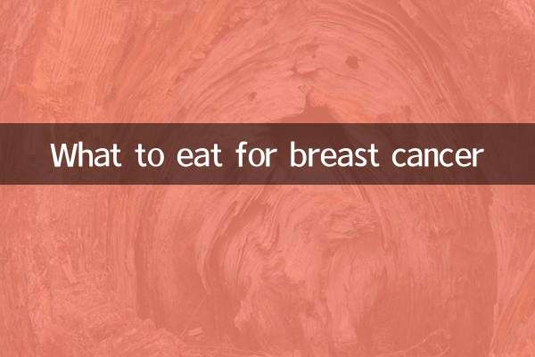O que comer para o câncer de mama