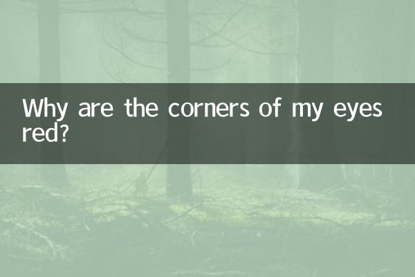 Por que os cantos dos meus olhos estão vermelhos?