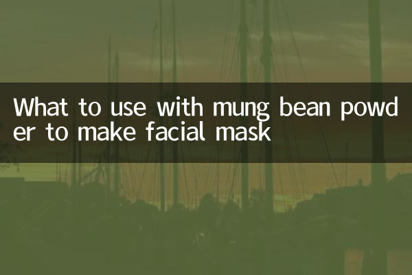 Что использовать с порошком маша для приготовления маски для лица