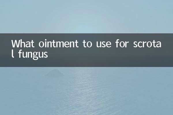 Quale unguento usare per il fungo scrotale