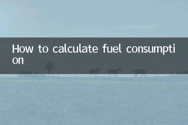 Come calcolare il consumo di carburante