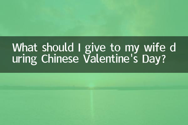 चीनी वैलेंटाइन दिवस के दौरान मुझे अपनी पत्नी को क्या देना चाहिए?