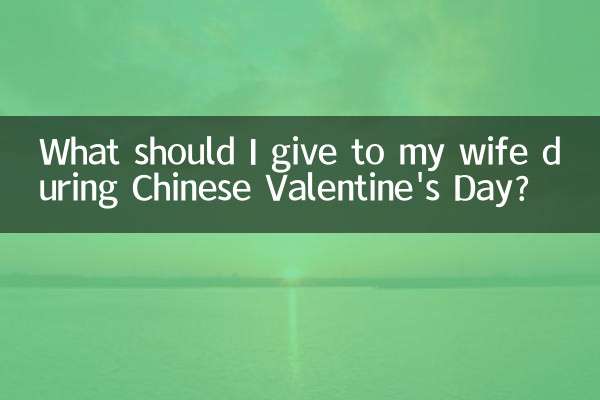 चीनी वैलेंटाइन दिवस के दौरान मुझे अपनी पत्नी को क्या देना चाहिए?