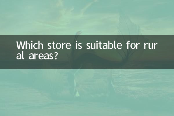Which store is suitable for rural areas?