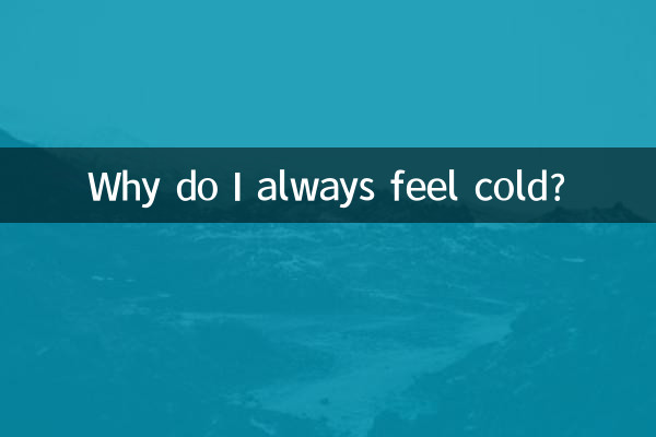 Warum ist mir immer kalt?