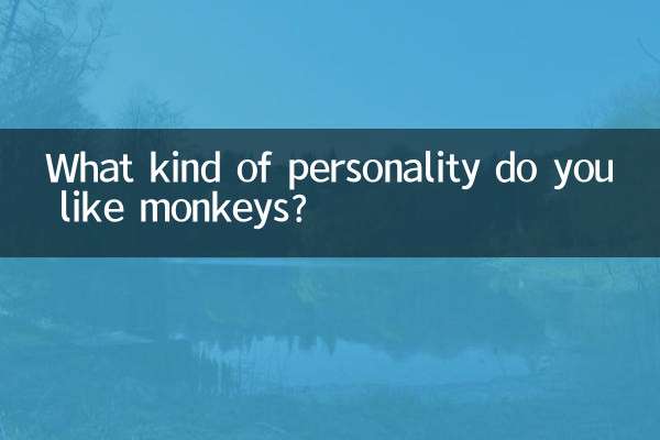 ¿Qué tipo de personalidad te gustan los monos?