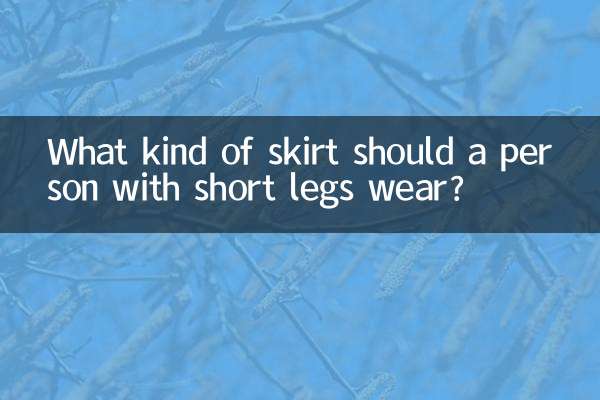 다리가 짧은 사람은 어떤 치마를 입어야 할까요?