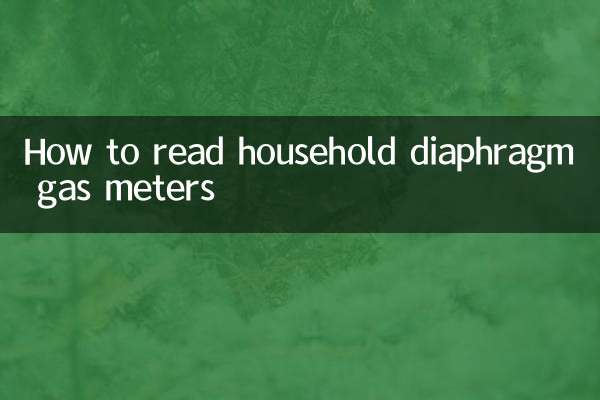 Как снимать показания бытовых диафрагменных газовых счетчиков