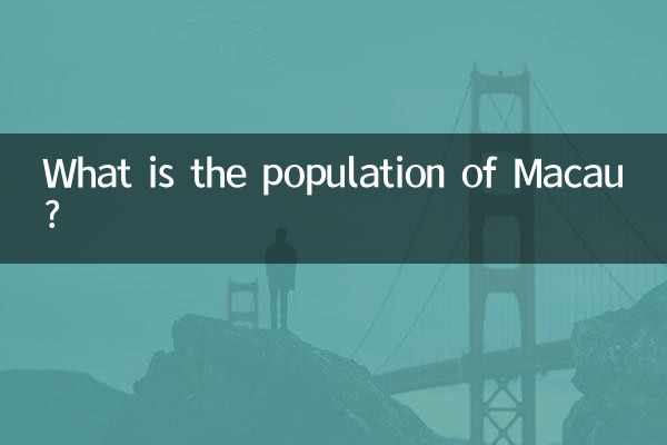 Qual é a população de Macau?