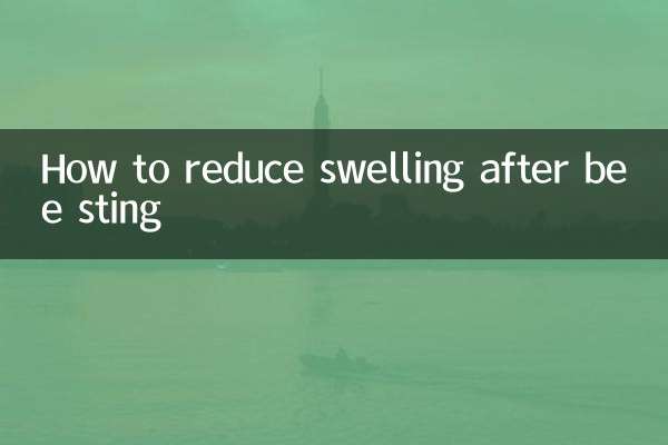 Cómo reducir la hinchazón después de una picadura de abeja