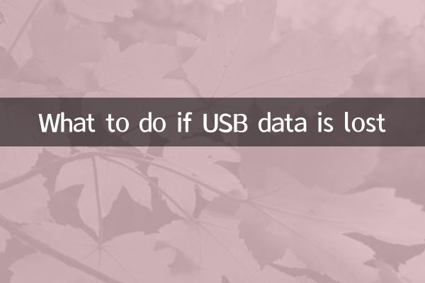 Qué hacer si se pierden datos USB