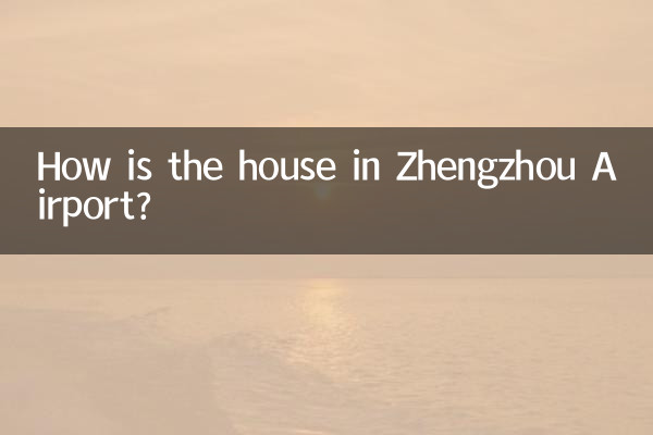 정저우 공항의 집은 어떤가요?