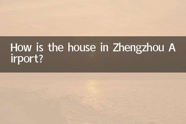 정저우 공항의 집은 어떤가요?