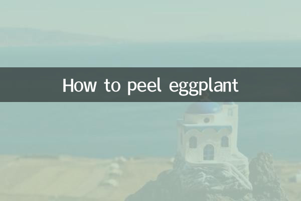 Como descascar berinjela