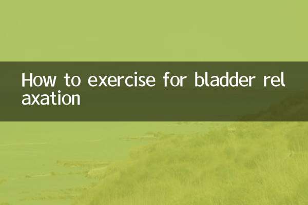 Come esercitarsi per il rilassamento della vescica