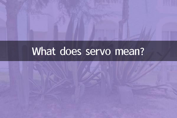 O que significa servo?