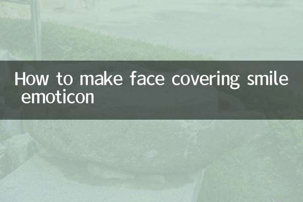 Como fazer emoticon de sorriso cobrindo o rosto