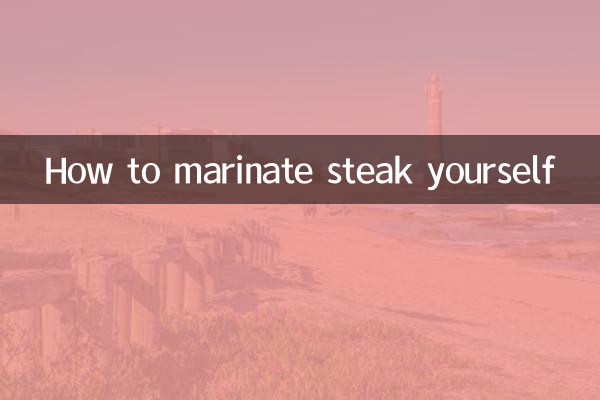 So marinieren Sie Steaks selbst
