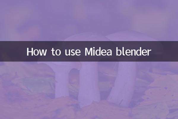 Como usar o liquidificador Midea