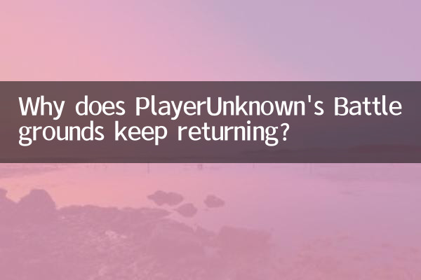 Pourquoi les champs de bataille de PlayerUnknown reviennent-ils sans cesse ?