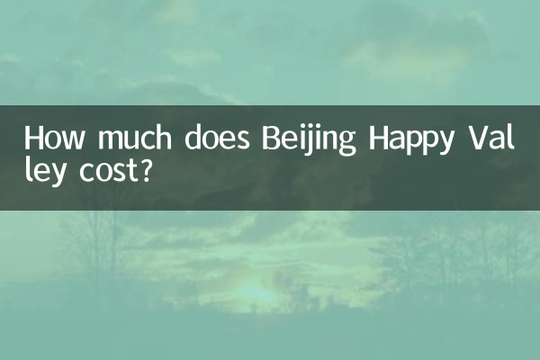 Combien coûte Pékin Happy Valley ?