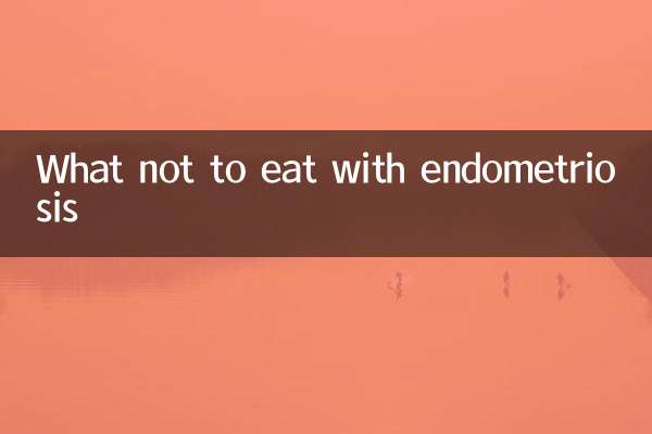 Que no comer con endometriosis