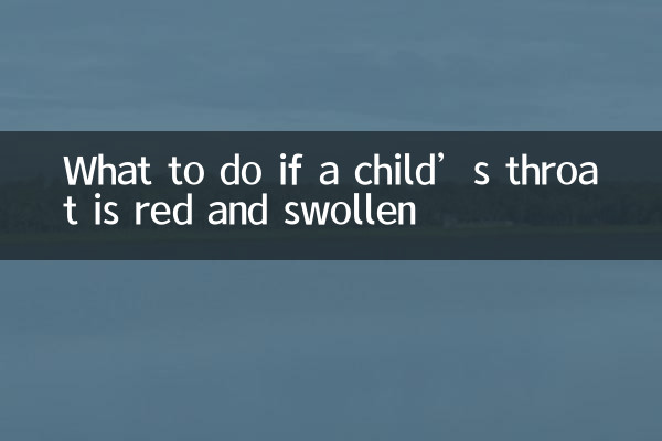 O que fazer se a garganta de uma criança estiver vermelha e inchada
