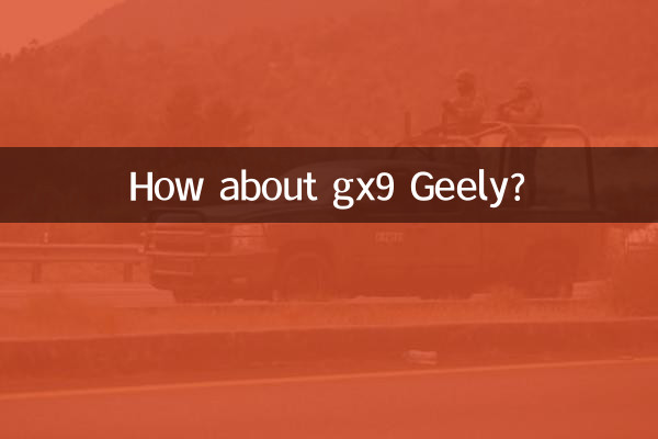 GX9 گیلی کے بارے میں کیا خیال ہے؟