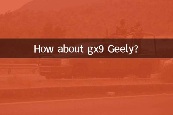 Gx9 Geely چطور؟