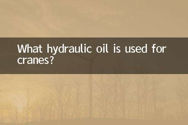 ¿Qué aceite hidráulico se utiliza para las grúas?